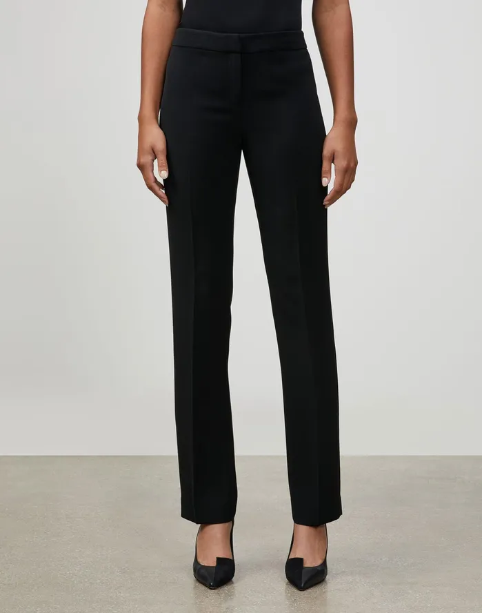 Women Lafayette 148 New York Pants and Shorts Petite Finesse Crepe Barrow Pant Black Women Lafayette 148 New York Pants and Shorts Petite Finesse Crepe Barrow Pant Black