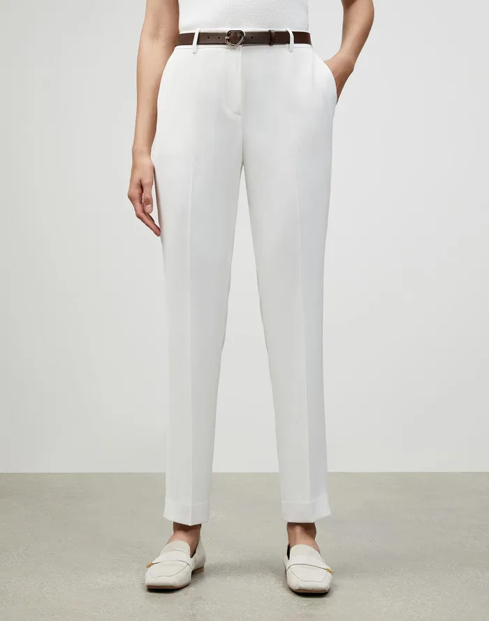 Women Lafayette 148 New York Pants and Shorts PlusSize Finesse Crepe Clinton Pant Cloud Women Lafayette 148 New York Pants and Shorts PlusSize Finesse Crepe Clinton Pant Cloud
