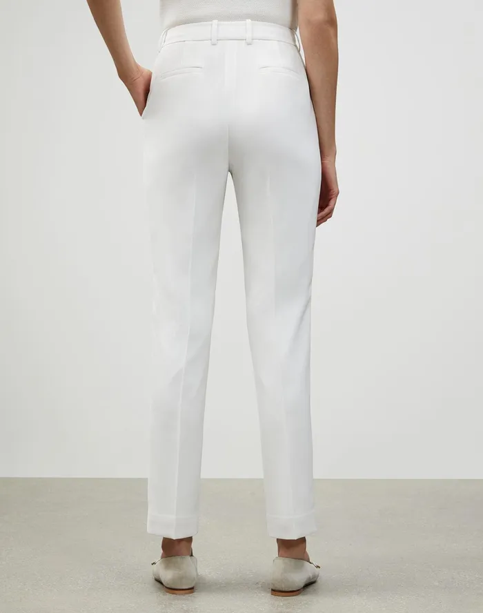 Women Lafayette 148 New York Pants and Shorts PlusSize Finesse Crepe Clinton Pant Cloud