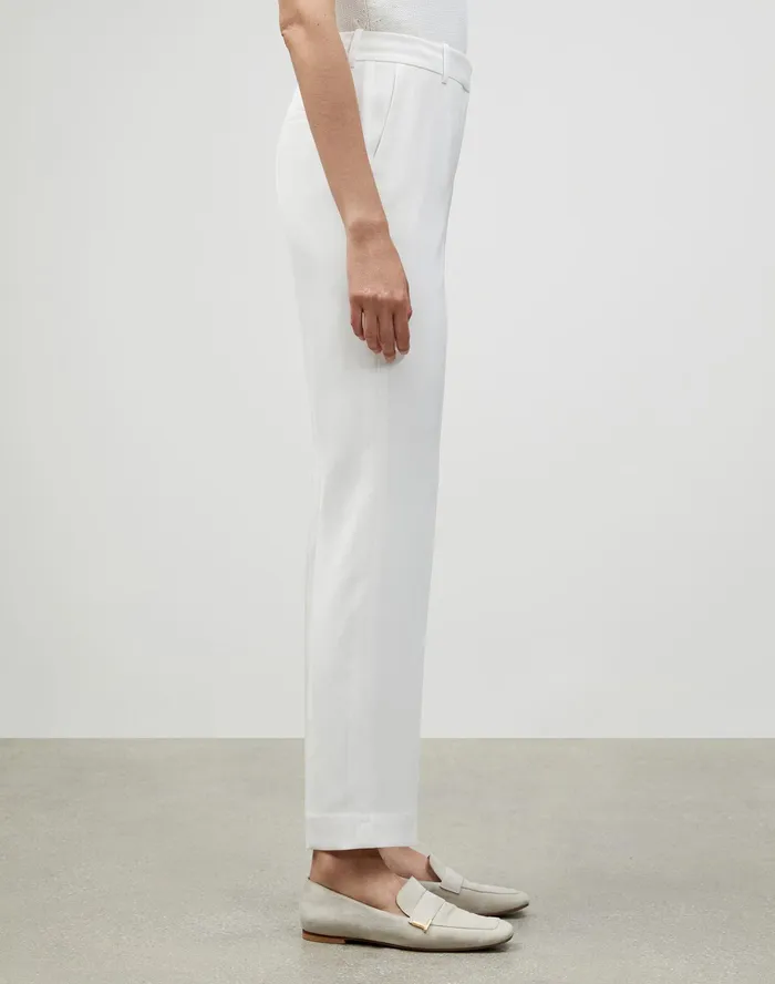 Women Lafayette 148 New York Pants and Shorts PlusSize Finesse Crepe Clinton Pant Cloud