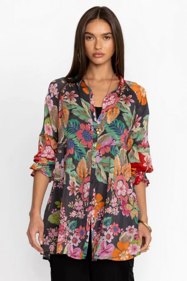 Women LAPHAM ADONIA TUNIC Lapham Johnny Was Tops Women LAPHAM ADONIA TUNIC Lapham Johnny Was Tops