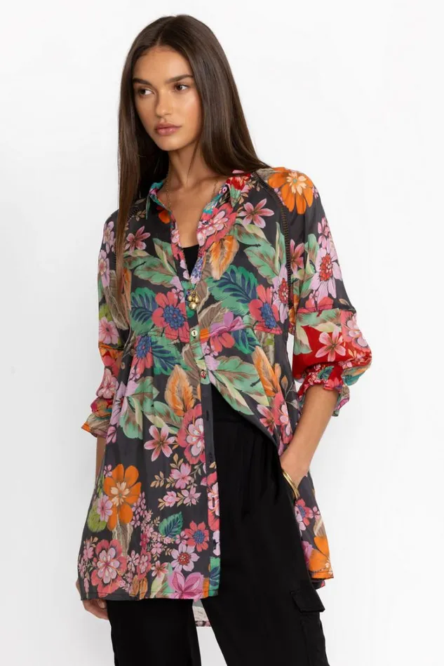 Women LAPHAM ADONIA TUNIC Lapham Johnny Was Tops Women LAPHAM ADONIA TUNIC Lapham Johnny Was Tops