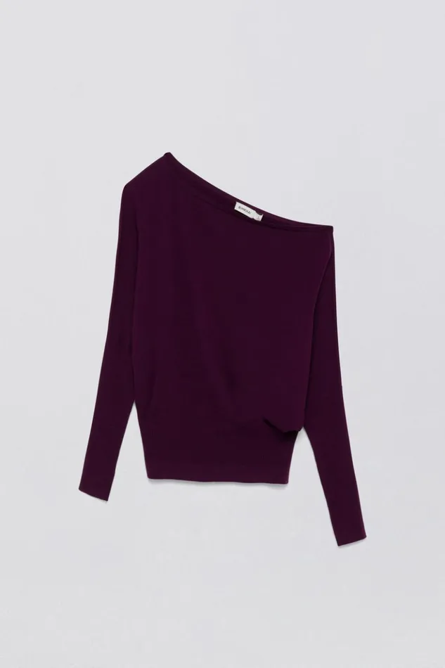 Women Lavina Sweater Plum Jonathan Simkhai Knitwear