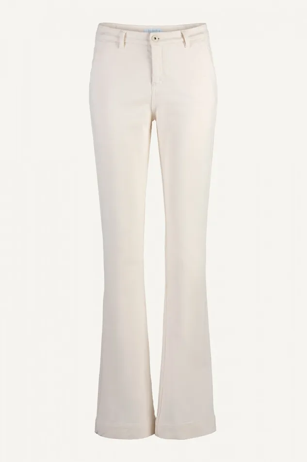 Women Leila Pant Twill T Off White Bybar Jeans