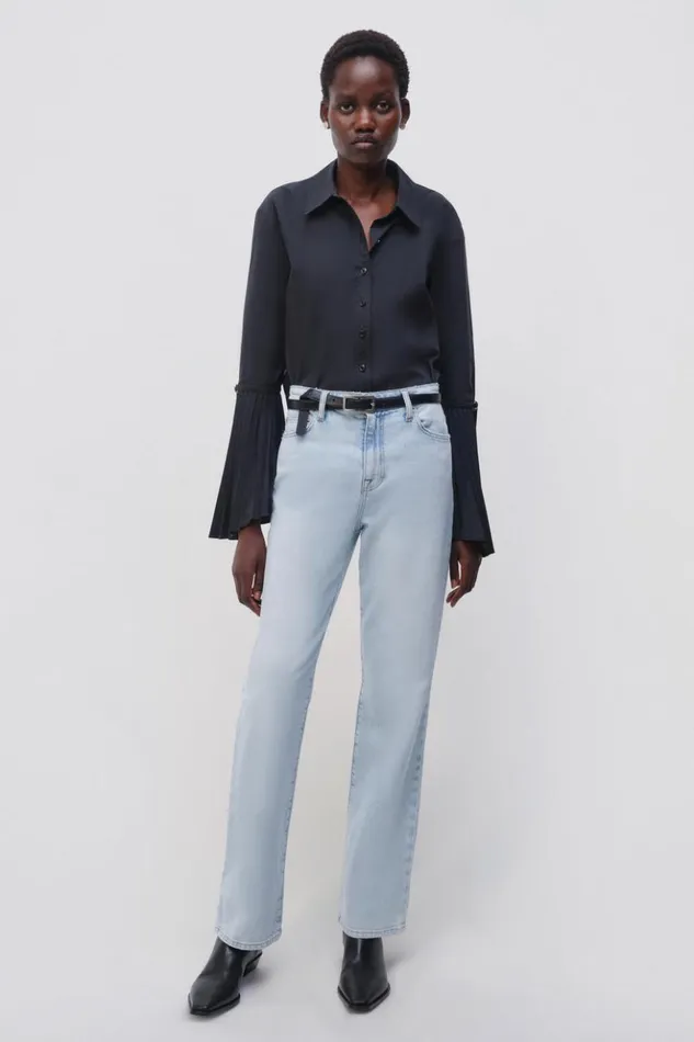 Women Liam Straight Hermosa Jonathan Simkhai Pants and Bottoms