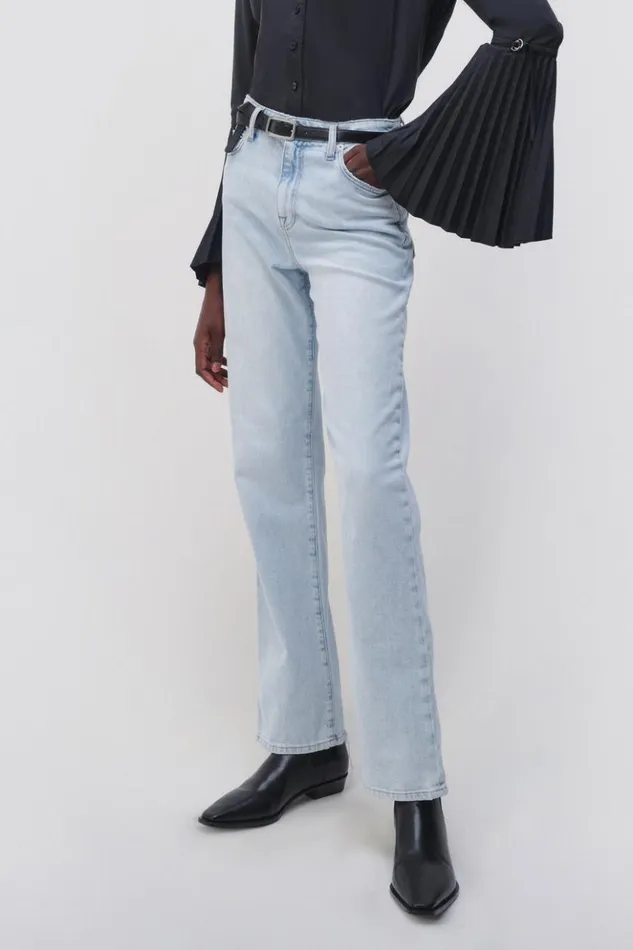 Women Liam Straight Hermosa Jonathan Simkhai Pants and Bottoms