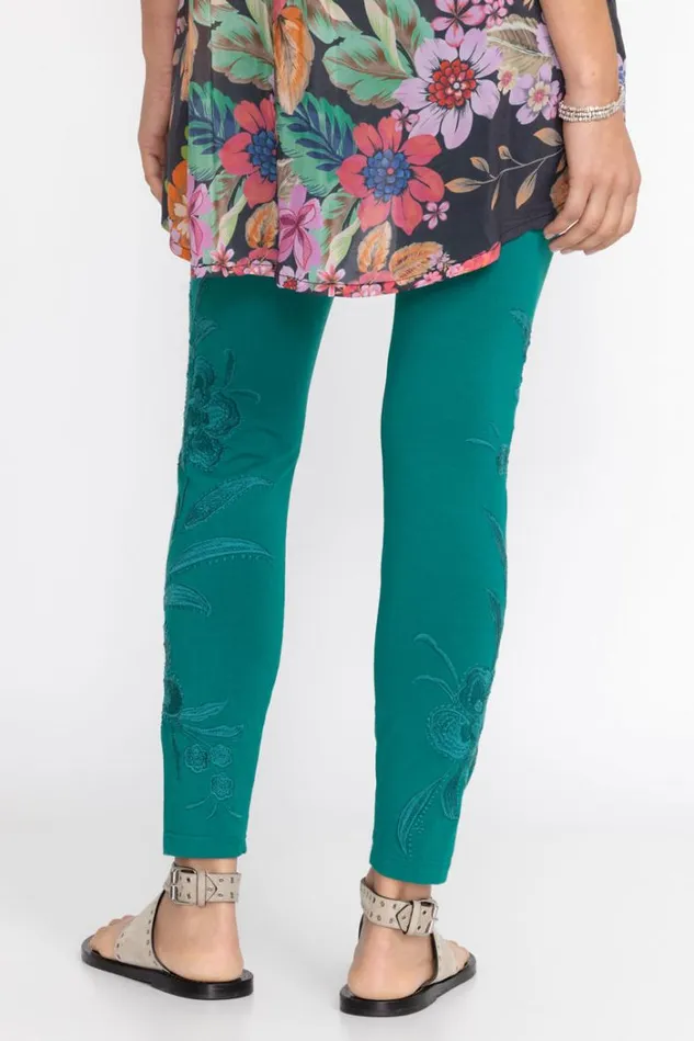Women LIBBI TONAL LEGGING Mallard Green Johnny Was Bottoms Women LIBBI TONAL LEGGING Mallard Green Johnny Was Bottoms