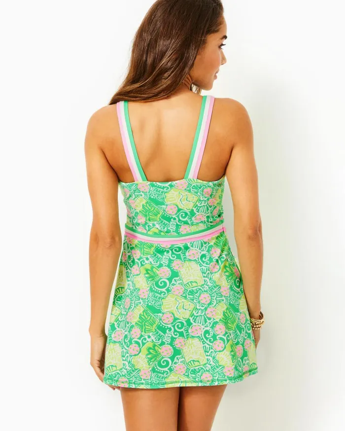 Women Lilly Pulitzer Activewear UPF 50 Luxletic Deidra Dress Spearmint In A Pickle Women Lilly Pulitzer Activewear UPF 50 Luxletic Deidra Dress Spearmint In A Pickle