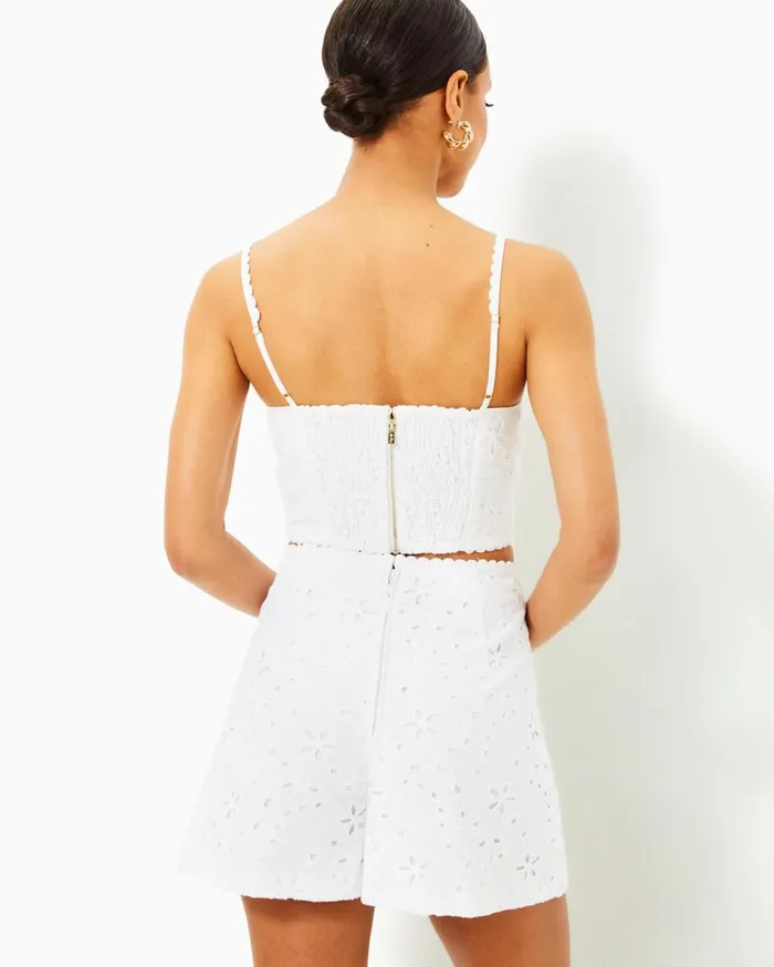Women Lilly Pulitzer Bottoms 3034 Winslow Eyelet Short Resort White Sealife Eyelet Women Lilly Pulitzer Bottoms 3034 Winslow Eyelet Short Resort White Sealife Eyelet
