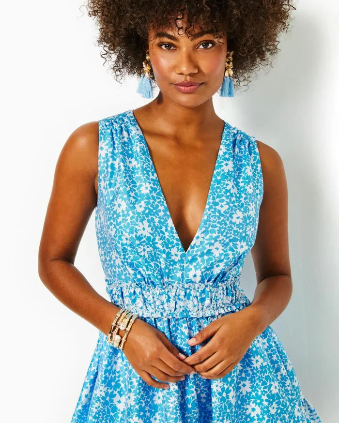 Women Lilly Pulitzer Dresses Fabiana Jacquard Dress Lunar Blue Baby Blues Jacquard Women Lilly Pulitzer Dresses Fabiana Jacquard Dress Lunar Blue Baby Blues Jacquard