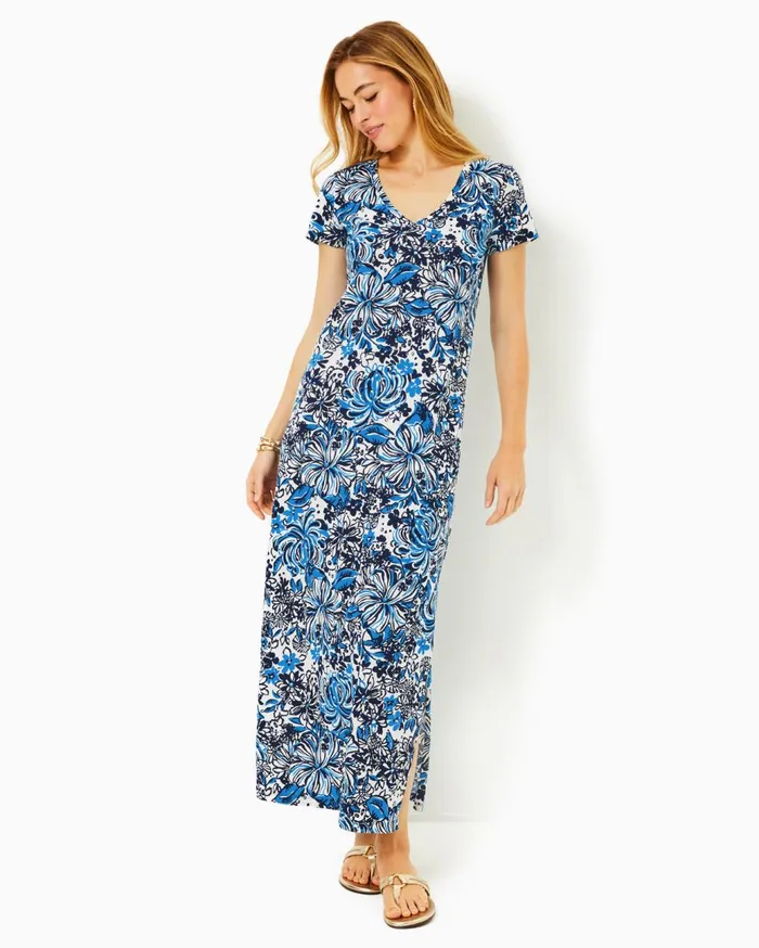 Women Lilly Pulitzer Dresses Hadly Smocked Maxi Dress Mizner Red Poly Crepe Swirl Clip Women Lilly Pulitzer Dresses Hadly Smocked Maxi Dress Mizner Red Poly Crepe Swirl Clip