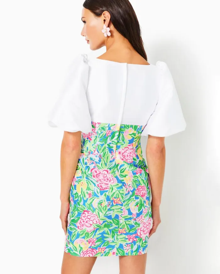 Women Lilly Pulitzer Dresses Lilly Pulitzer X Badgley Mischka Claudia Dress Multi Grove Garden Women Lilly Pulitzer Dresses Lilly Pulitzer X Badgley Mischka Claudia Dress Multi Grove Garden