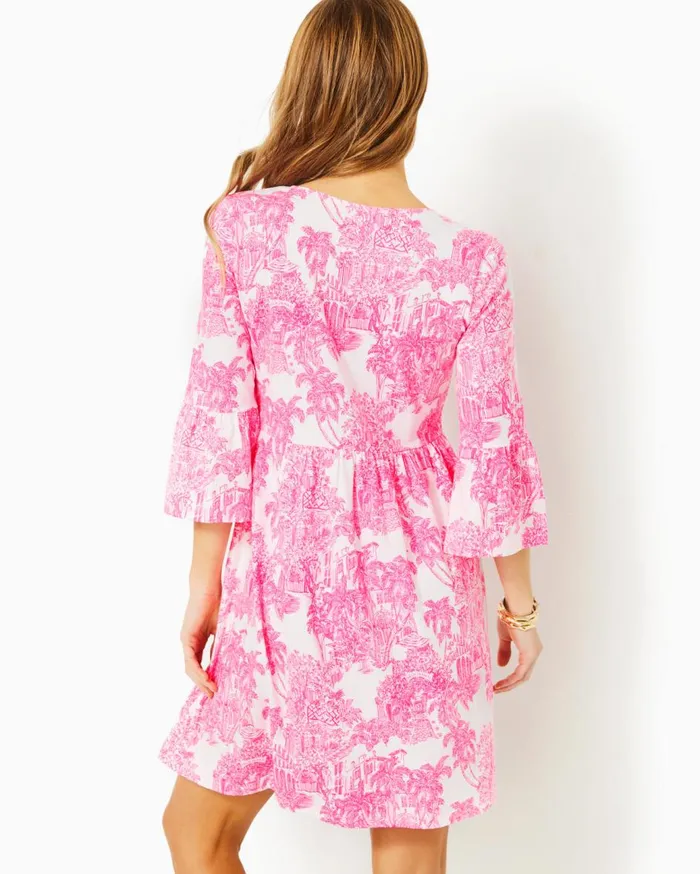 Women Lilly Pulitzer Dresses UPF 50 Solia Dress True Navy Women Lilly Pulitzer Dresses UPF 50 Solia Dress True Navy