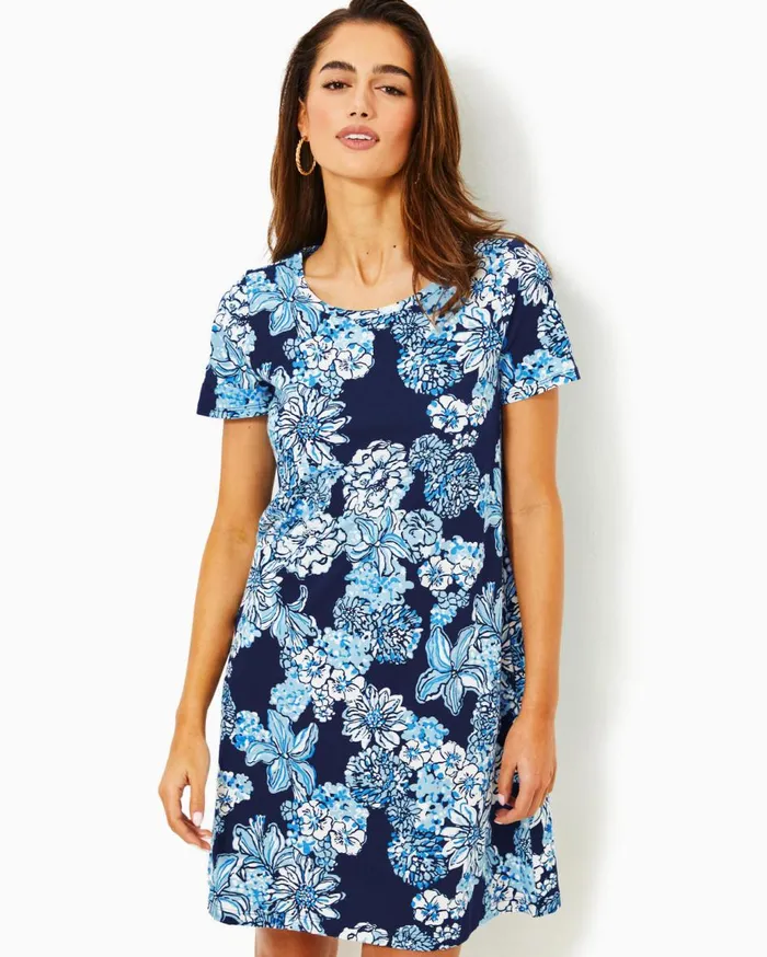 Women Lilly Pulitzer Dresses UPF 50 Solia Dress True Navy Women Lilly Pulitzer Dresses UPF 50 Solia Dress True Navy