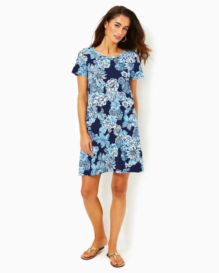 Women Lilly Pulitzer Dresses UPF 50 Solia Dress True Navy Women Lilly Pulitzer Dresses UPF 50 Solia Dress True Navy