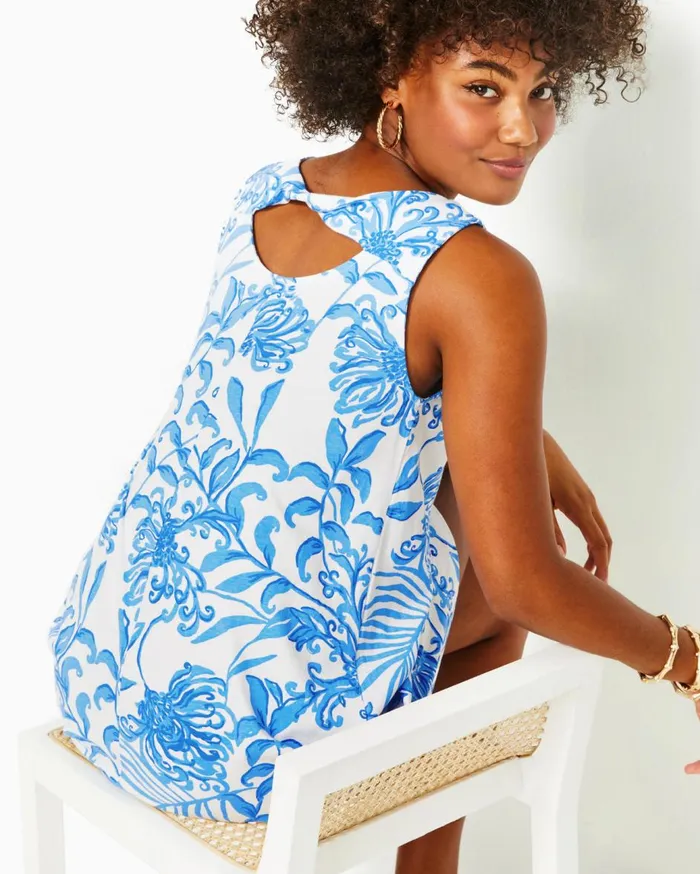 Women Lilly Pulitzer Dresses UPF 50 Solia Dress True Navy Women Lilly Pulitzer Dresses UPF 50 Solia Dress True Navy