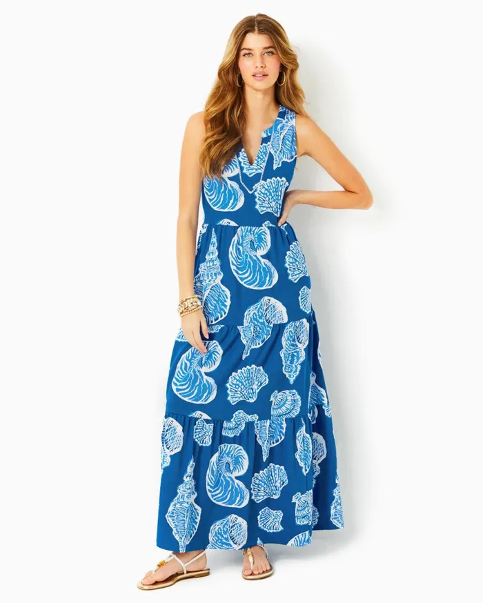 Women Lilly Pulitzer Dresses UPF 50 Solia Dress True Navy Women Lilly Pulitzer Dresses UPF 50 Solia Dress True Navy