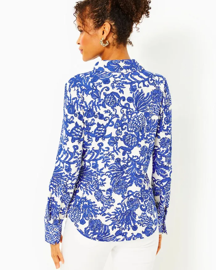 Women Lilly Pulitzer Matching Sets UPF 50 Marlena Button Down Top and Grenada Knit Pant Set Deeper Coconut Ride With Me Engineered Chillylilly Women Lilly Pulitzer Matching Sets UPF 50 Marlena Button Down Top and Grenada Knit Pant Set Deeper Coconut Ride With Me Engineered Chillylilly