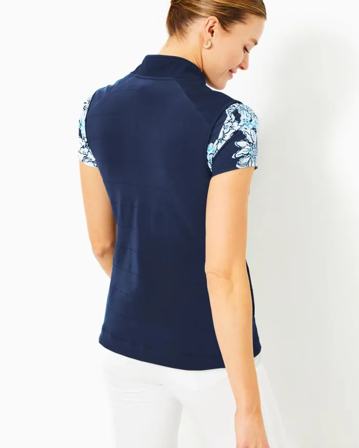 Women Lilly Pulitzer Tops Luxletic Kimberline Hybrid Vest Resort White Women Lilly Pulitzer Tops Luxletic Kimberline Hybrid Vest Resort White