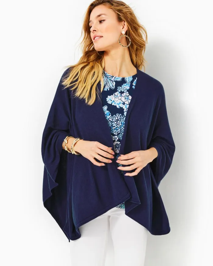 Women Lilly Pulitzer Tops Terri Sweater Wrap Heathered Sand Bar Metallic Women Lilly Pulitzer Tops Terri Sweater Wrap Heathered Sand Bar Metallic