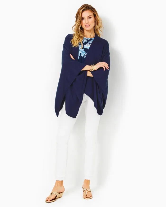 Women Lilly Pulitzer Tops Terri Sweater Wrap Heathered Sand Bar Metallic Women Lilly Pulitzer Tops Terri Sweater Wrap Heathered Sand Bar Metallic