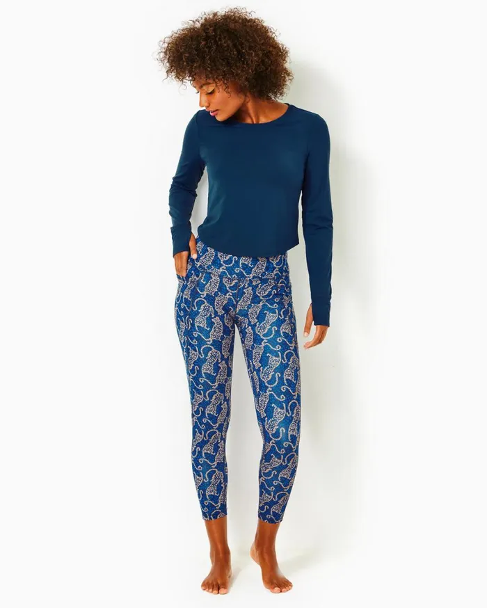 Women Lilly Pulitzer Tops UPF 50 Luxletic Emerie Active Tee Low Tide Navy Women Lilly Pulitzer Tops UPF 50 Luxletic Emerie Active Tee Low Tide Navy