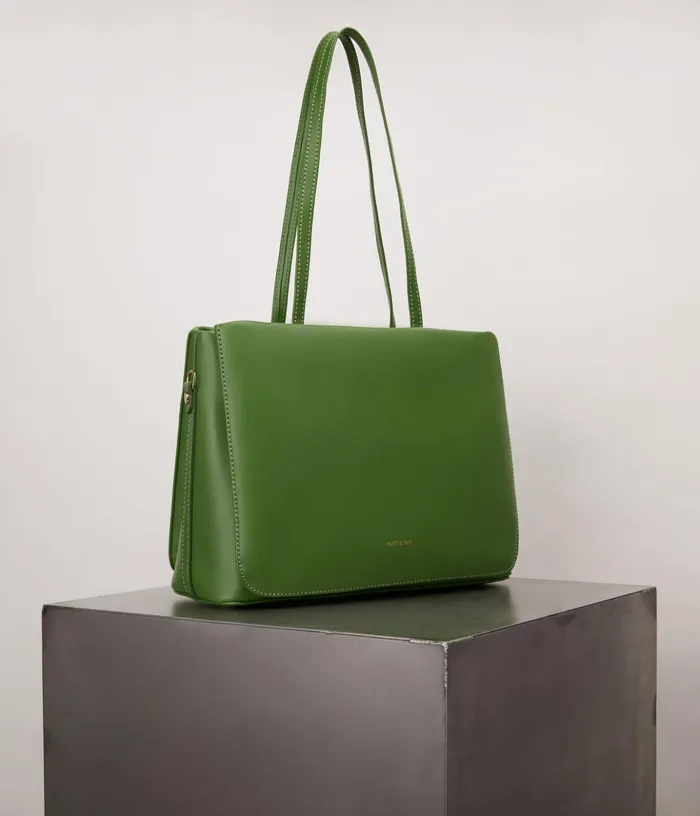 Women Maia Vegan Satchel 8211 Appleskin Hazel Matt and Nat Satchels