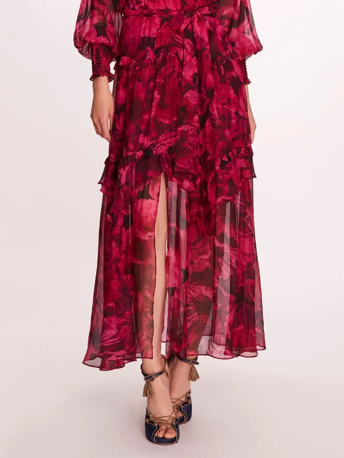 Women Marchesa Dresses Leilani Dress Fuchsia Women Marchesa Dresses Leilani Dress Fuchsia
