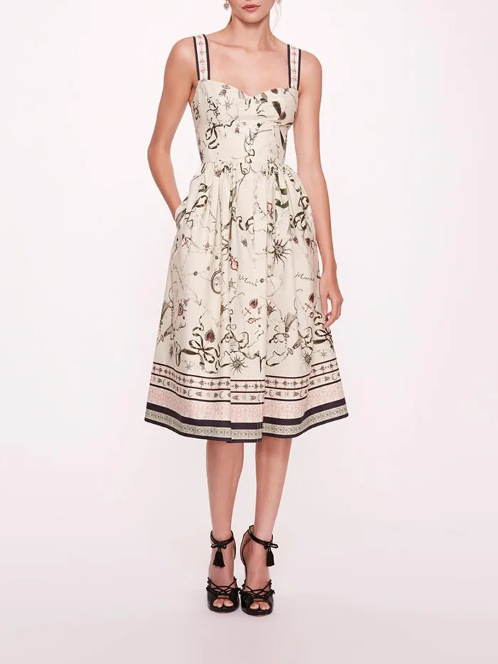 Women Marchesa Dresses Willow Green Multi