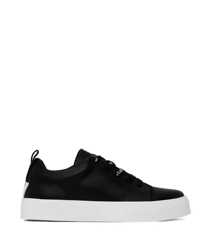 Women Marci Vegan Sneakers Black Matt and Nat Sneakers