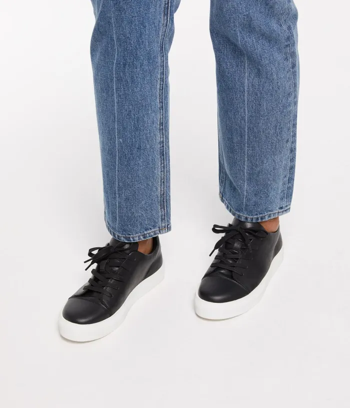 Women Marci Vegan Sneakers Black Matt and Nat Sneakers