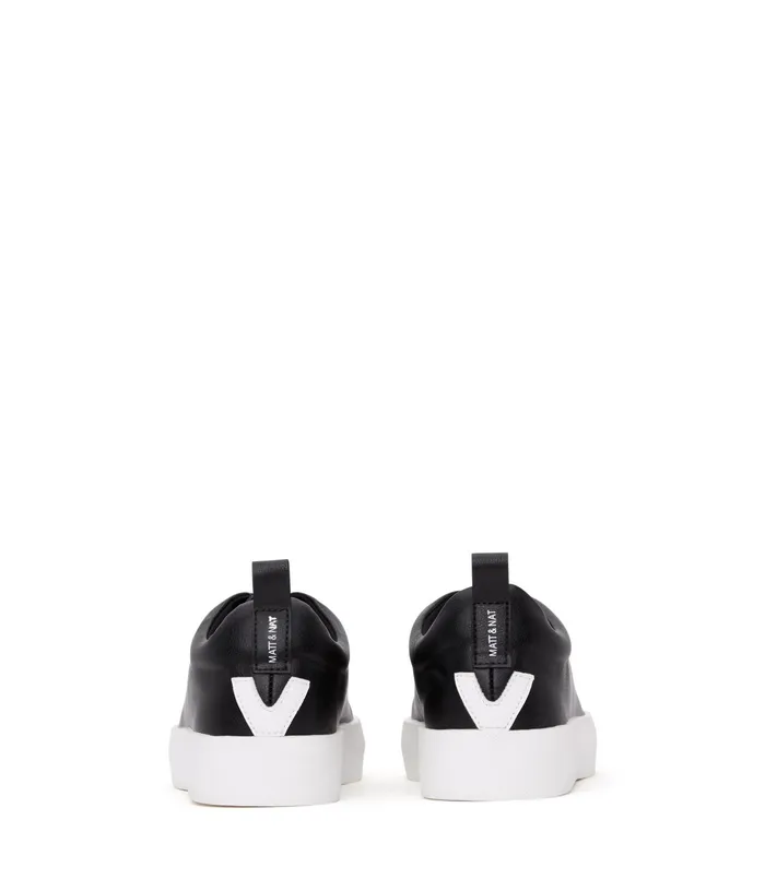 Women Marci Vegan Sneakers Black Matt and Nat Sneakers