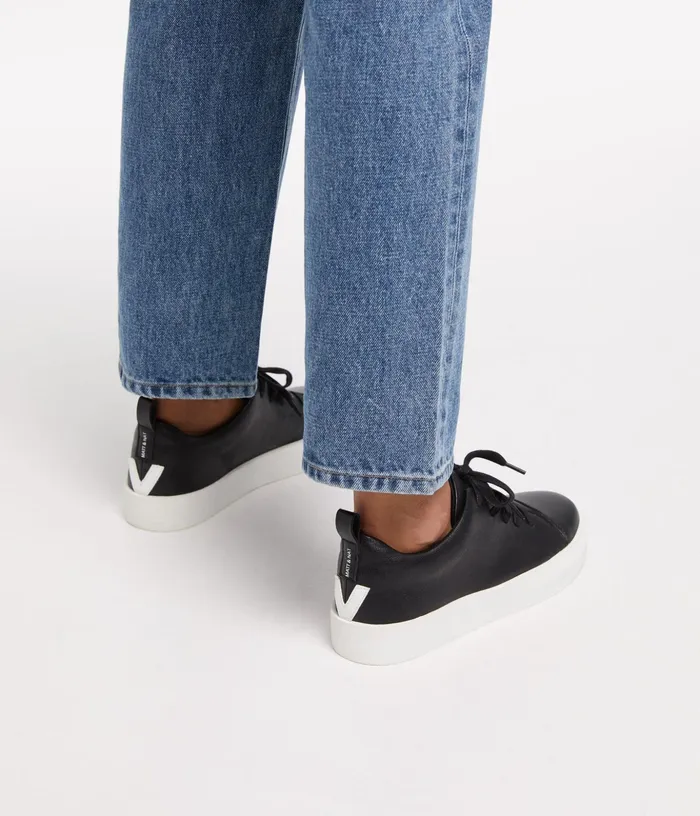 Women Marci Vegan Sneakers Black Matt and Nat Sneakers