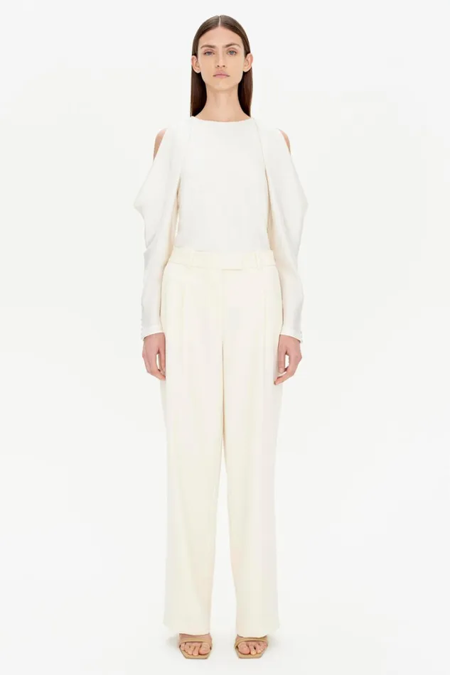 Women Marisa Top Ivory Jonathan Simkhai Tops and Bodysuits