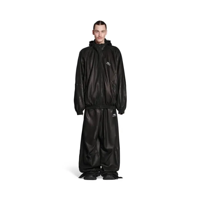 WomenMen Coats and Jackets Balenciaga 3b Sports Icon Tracksuit Jacket In Black WomenMen Coats and Jackets Balenciaga 3b Sports Icon Tracksuit Jacket In Black