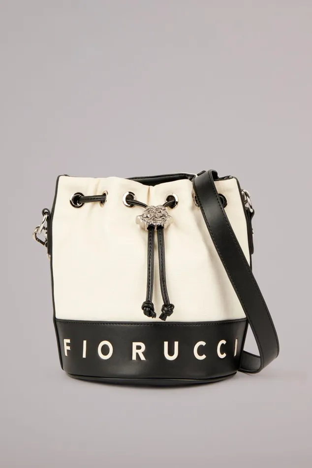 WomenMen Fiorucci Bags Angels Logo Pouch Bag Off White