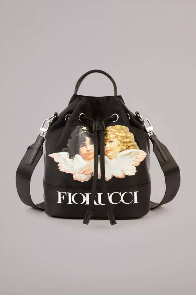 WomenMen Fiorucci Bags Angels Pouch Bag Black