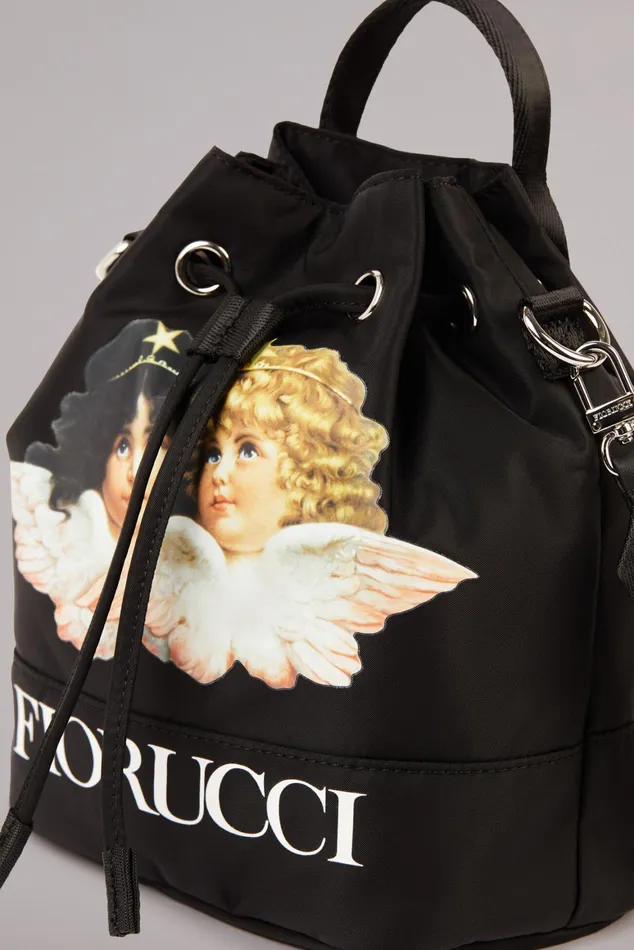WomenMen Fiorucci Bags Angels Pouch Bag Black WomenMen Fiorucci Bags Angels Pouch Bag Black