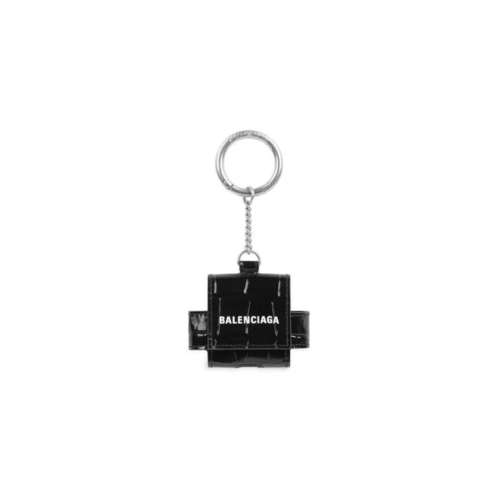 WomenMen Phone Accessories and Keyrings Balenciaga Cash Earpods Holder In Blackwhite WomenMen Phone Accessories and Keyrings Balenciaga Cash Earpods Holder In Blackwhite