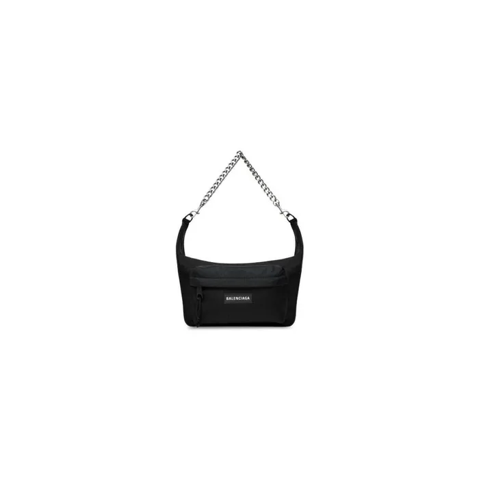WomenMen Shoulder Bags Balenciaga Raver Medium Bag With Chain In Black
