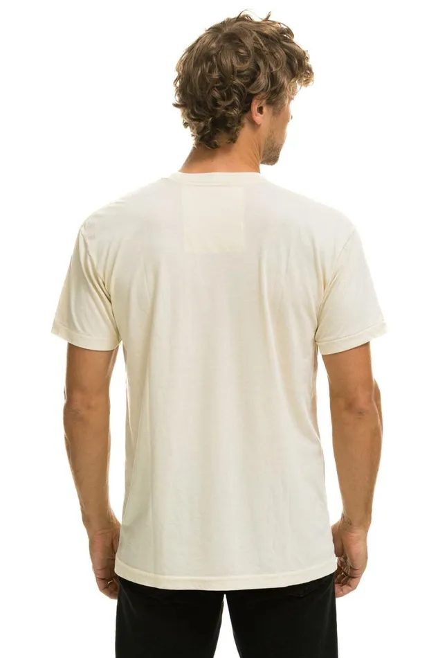 WomenMen Tees Aviator Nation Signature Tee 8211 Vintage White