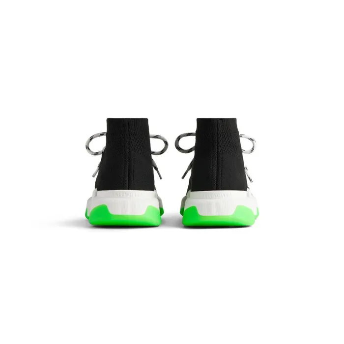 WomenMen Trainers Balenciaga Speed 20 Laceup Recycled Knit Trainers In Black