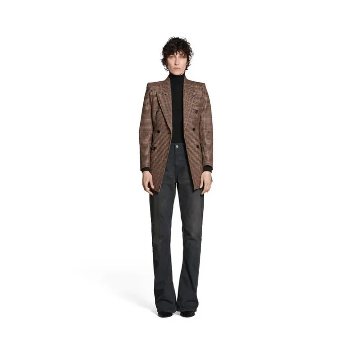 WomenMen Trousers Balenciaga Bootcut Trousers In Havana