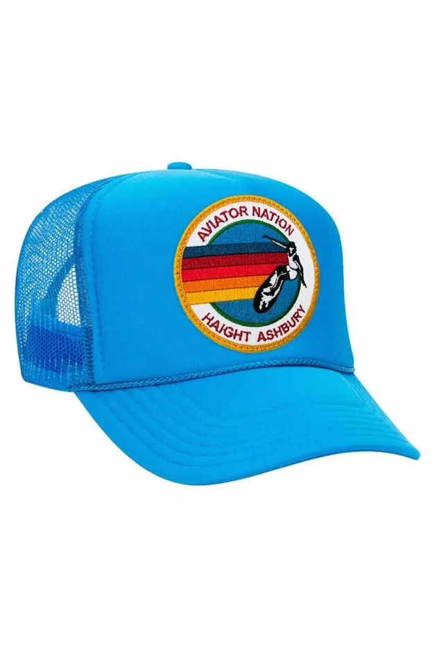 WomenMen Trucker Hats Aviator Nation Haight Ashbury Trucker Hat