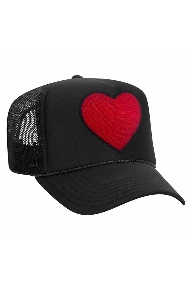 WomenMen Trucker Hats Aviator Nation Heart 8211 Vintage Low Rise Trucker