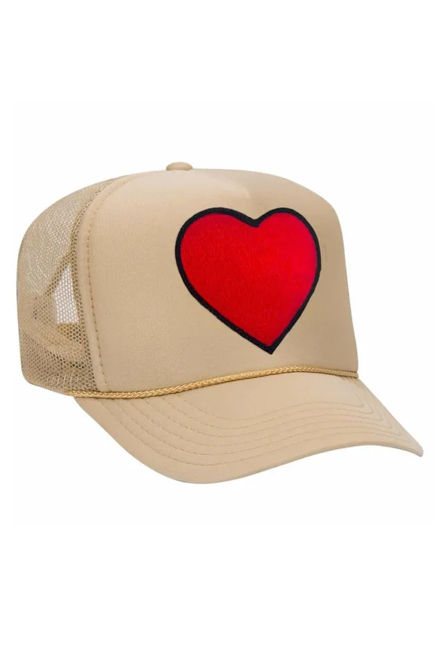 WomenMen Trucker Hats Aviator Nation Heart 8211 Vintage Low Rise Trucker