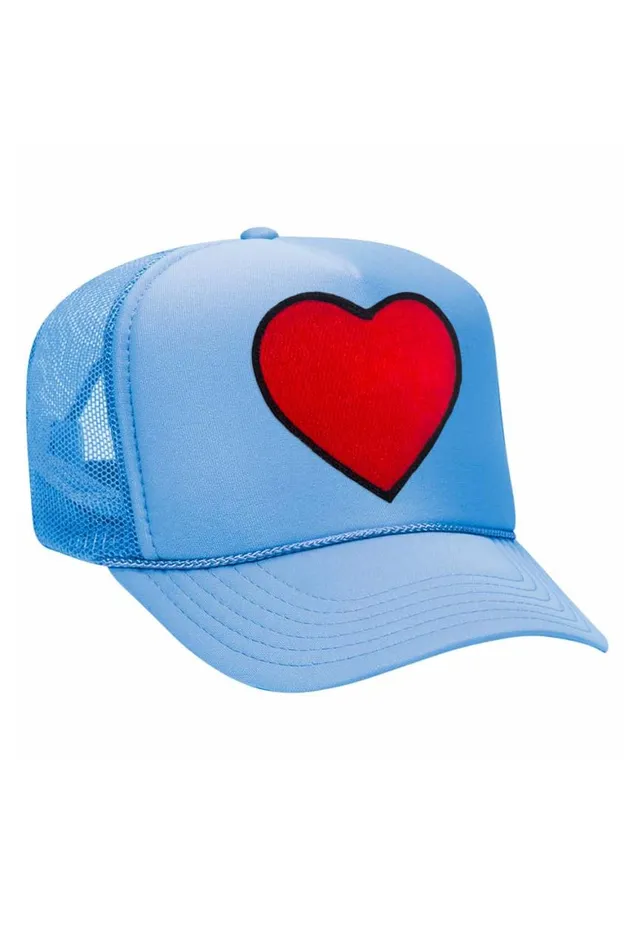 WomenMen Trucker Hats Aviator Nation Heart 8211 Vintage Low Rise Trucker