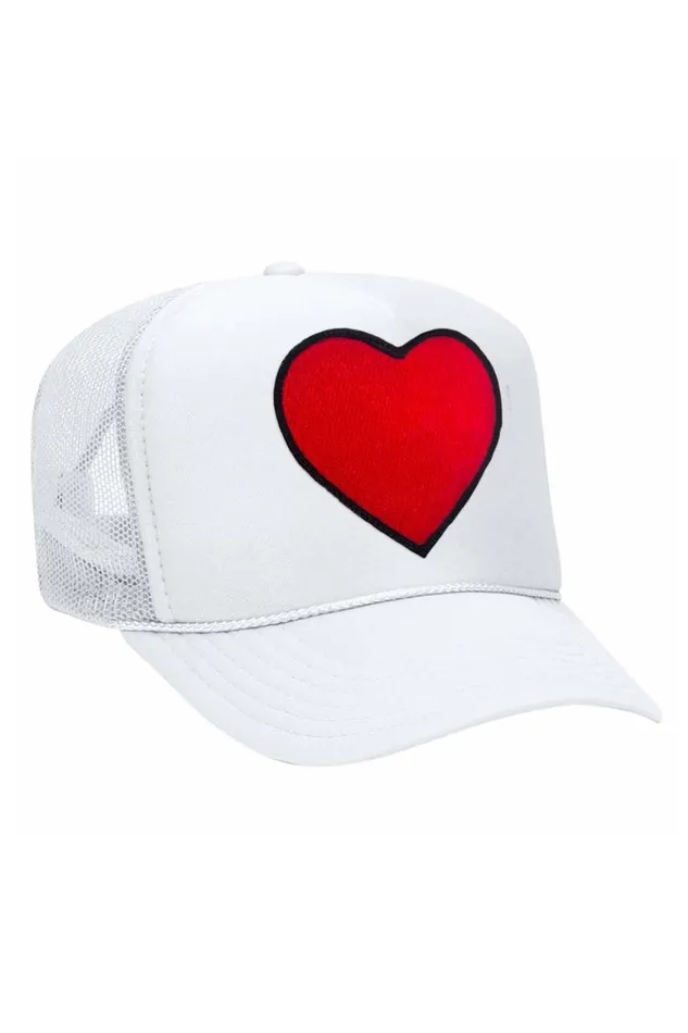 WomenMen Trucker Hats Aviator Nation Heart 8211 Vintage Low Rise Trucker