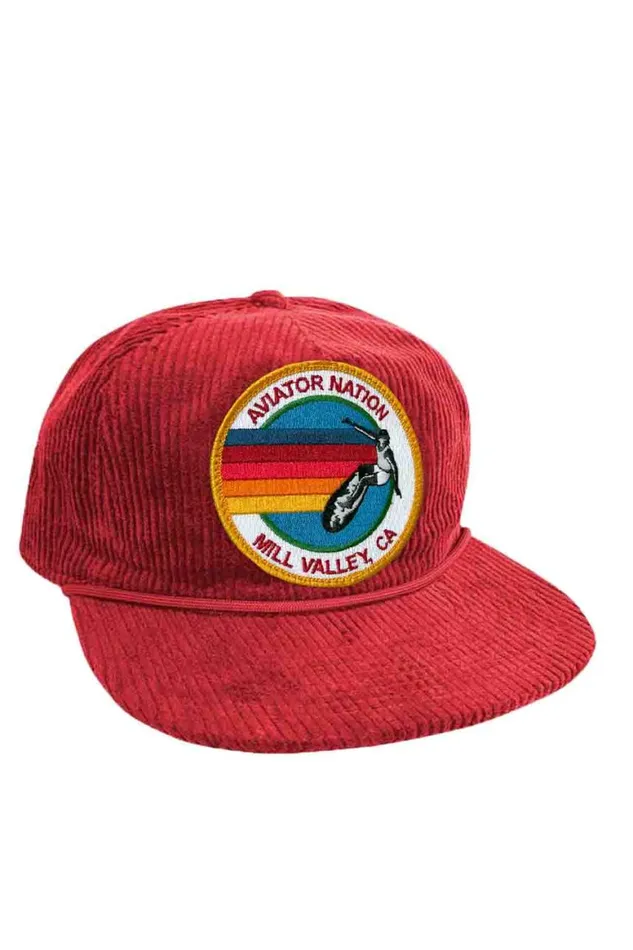 WomenMen Trucker Hats Aviator Nation Signature Mlvy 8211 Vintage Corduroy Trucker
