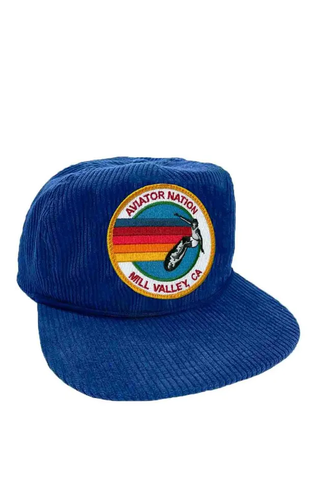 WomenMen Trucker Hats Aviator Nation Signature Mlvy 8211 Vintage Corduroy Trucker